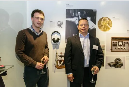 The son and grandson of Alan Dower Blumlein - a brilliant electrical engineer who worked at the EMI Central Research Laboratories. He holds the patent for stereo sound technology which is still in use today.

2013 exhibition made in Hayes